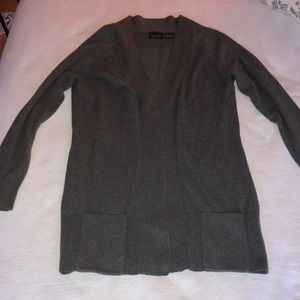 Heather gray cardigan